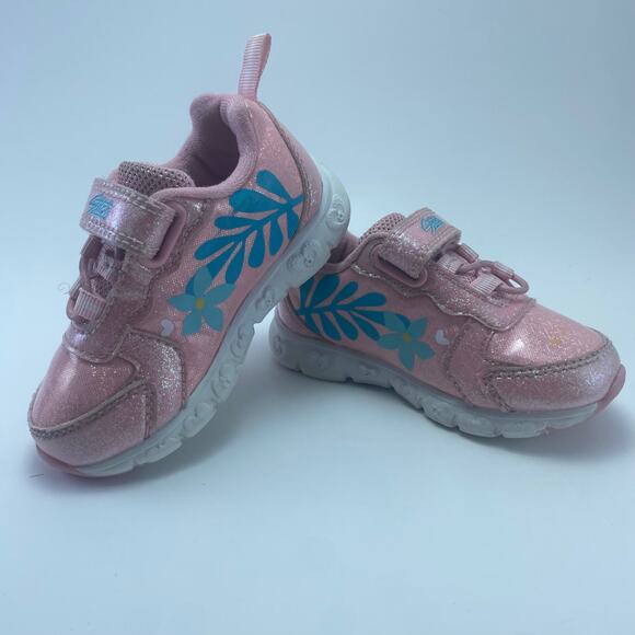 DISNEY STITCH Pink Light Up Toddler Shoes Size 6C - Picture 12 of 12